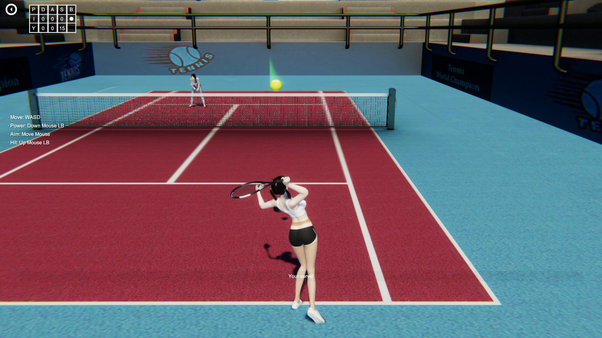 Tennis Girl ภาพหน้าจอเกม