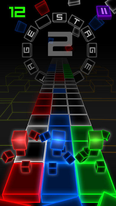 RGB Color Match Runner Game Screenshot