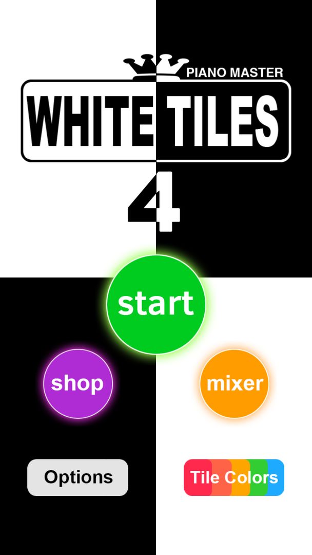 White Tiles 4 : Classic Piano 게임 스크린 샷