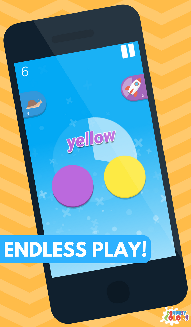 Screenshot of Confusy Colors - train your brain for free