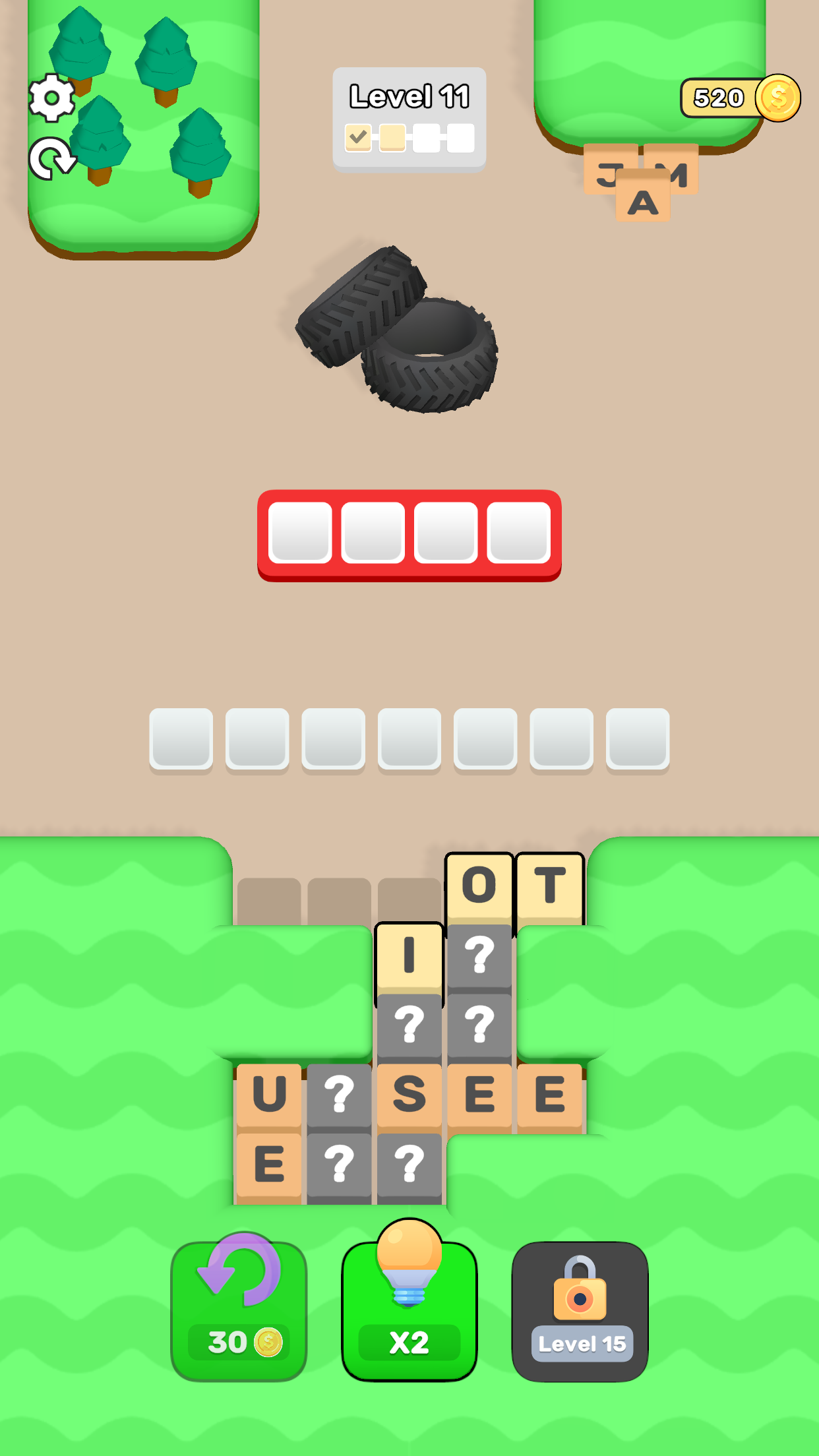 Word Jam Game Screenshot