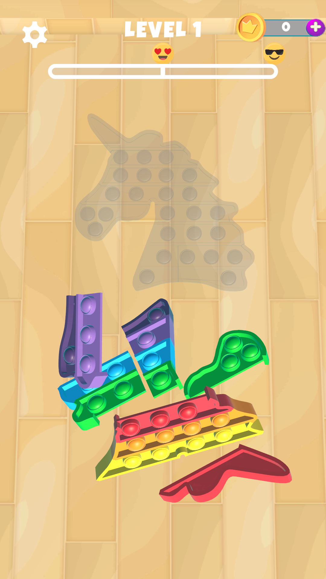 Скриншот игры Pop It Puzzle