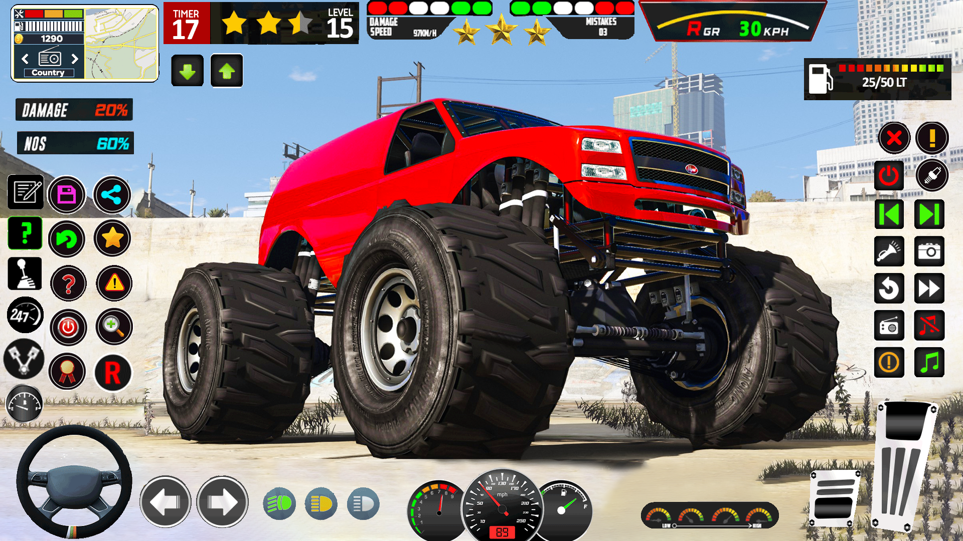 Monster Truck Mega Ramp Stunt v1.3 MOD APK 