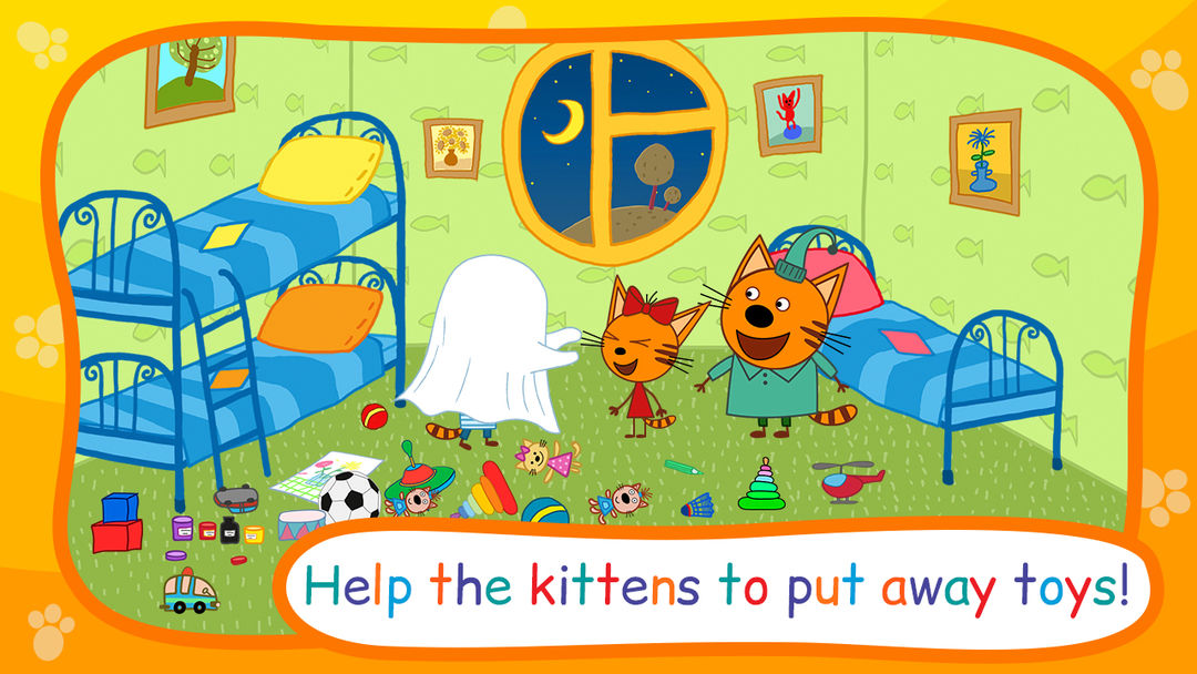 Screenshot of Kid-E-Cats: Bedtime Stories