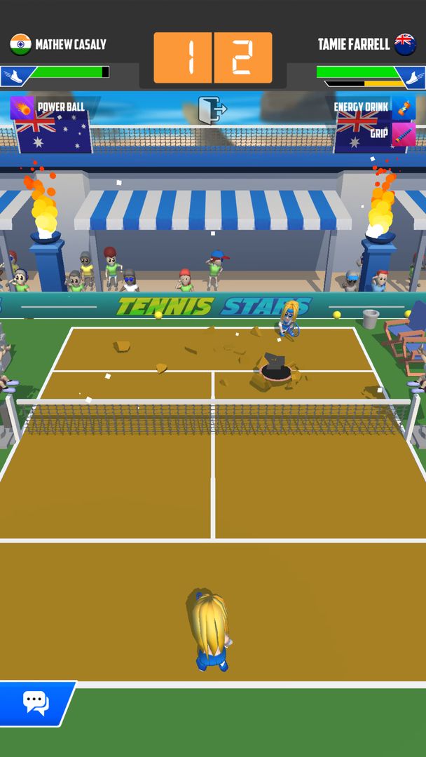 Tennis Stars: Ultimate Clash 게임 스크린 샷