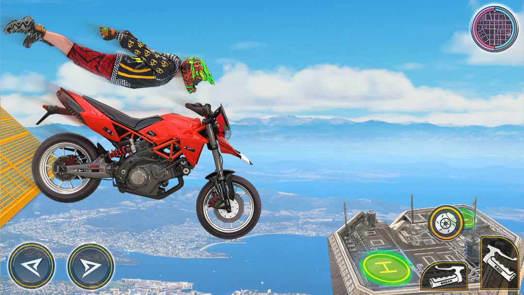 Screenshot of Bike Stunts Games: Bike Racing