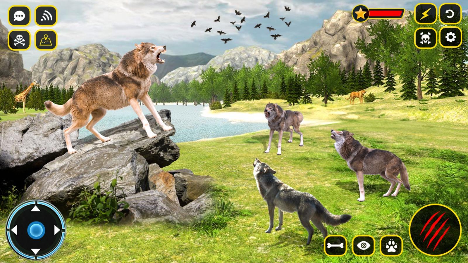 Download do APK de Jogo de Sobrevivência em Caça Animal - Wolf Sim para  Android