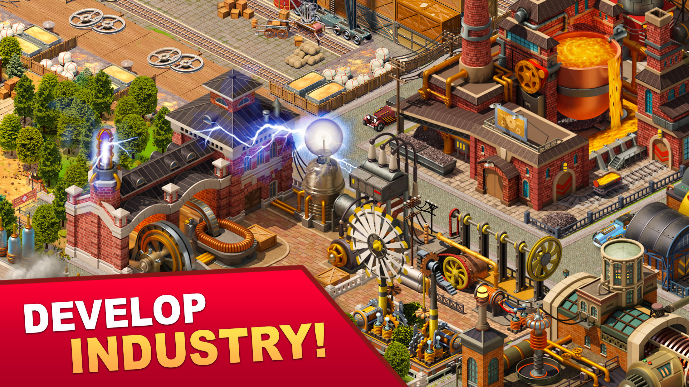 Steam City: Town building game ภาพหน้าจอเกม