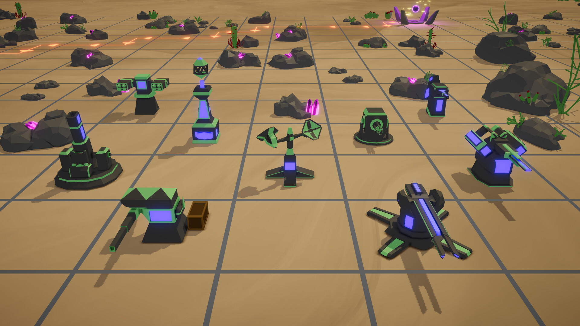 Скриншот игры Crystal Tower Defense