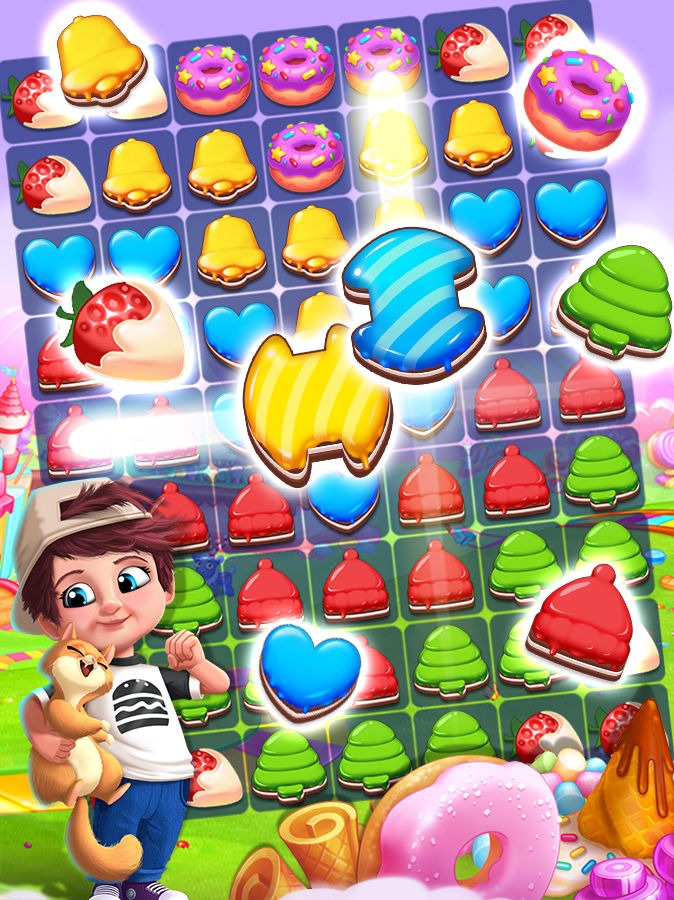 Cookie Bomb Crush Game Screenshot