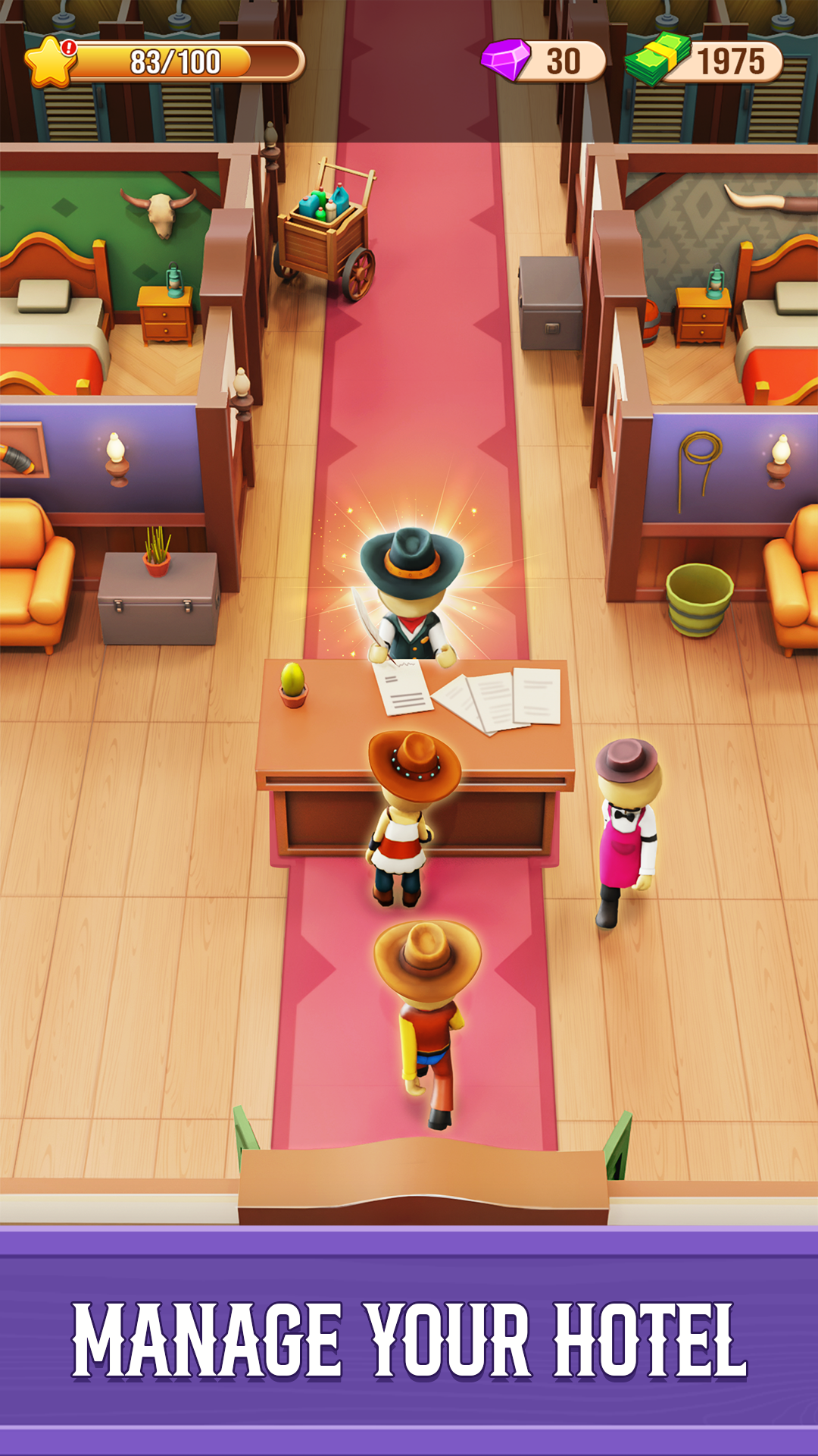 Heritage Inn : Business Empire Game Screenshot