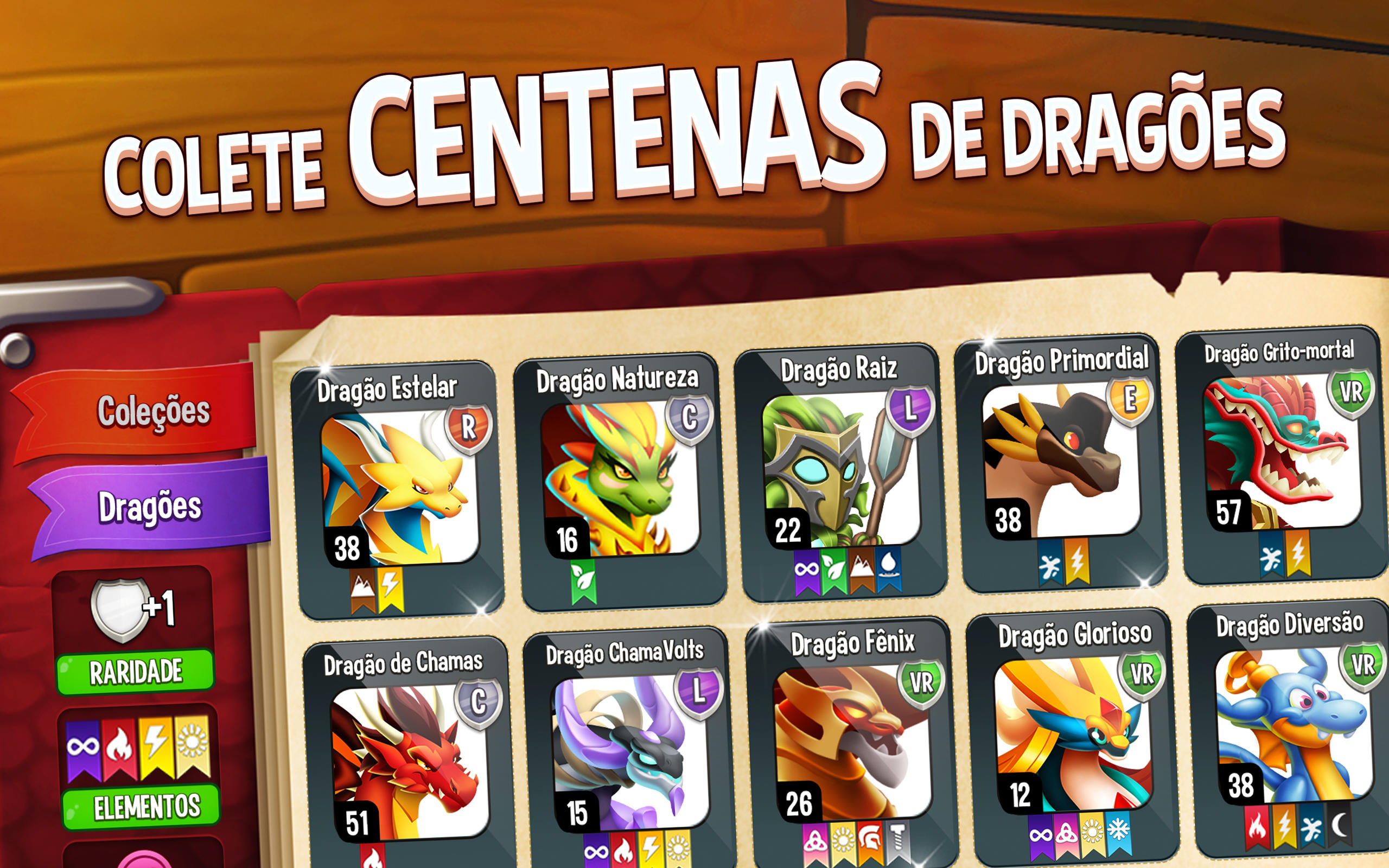 Captura de Tela do Jogo Dragon City - Aventura PvP