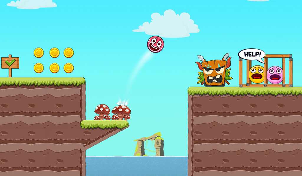 Screenshot of Roller Ball X : Bounce Ball