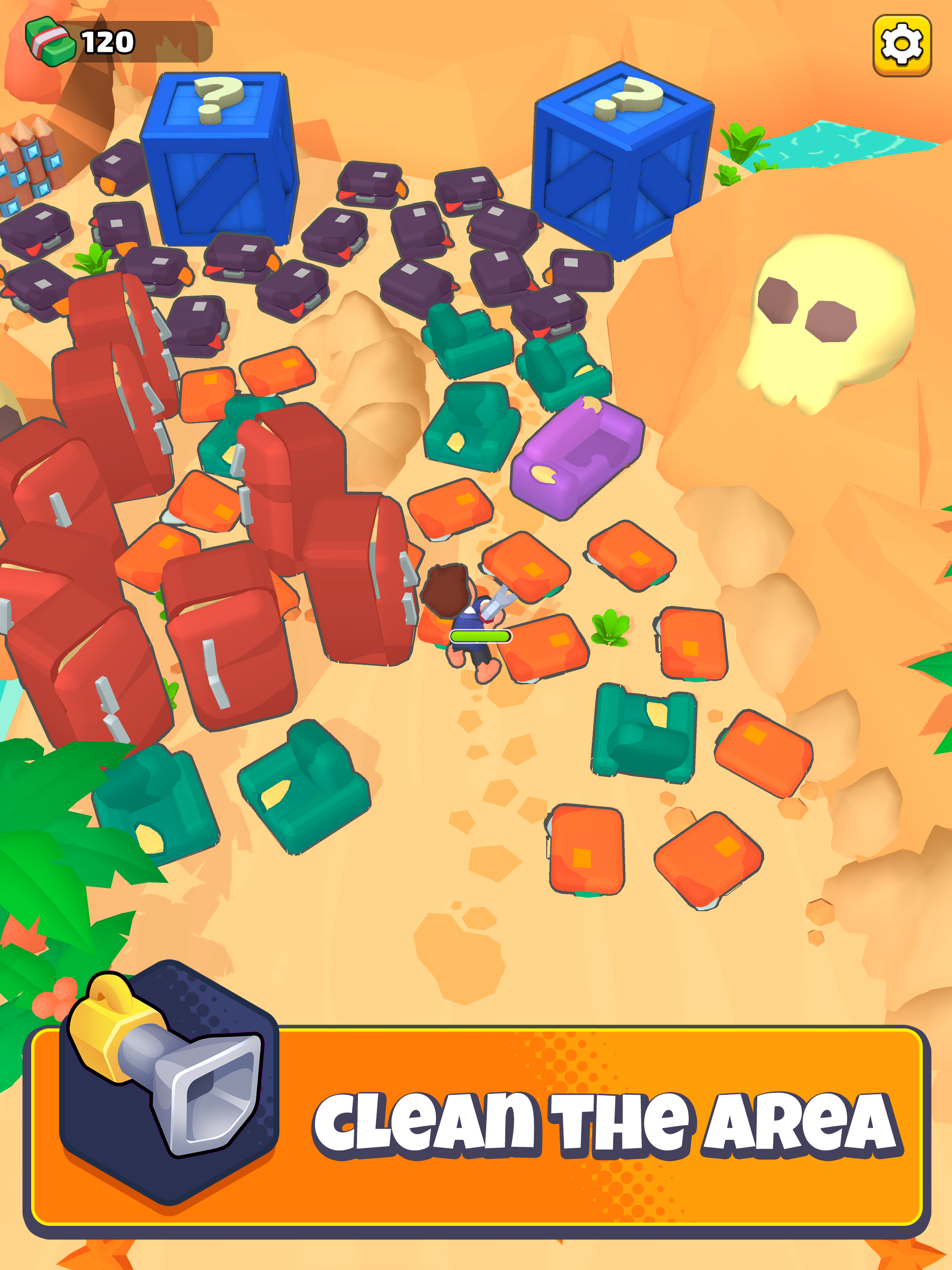 Clean n Craft Game Screenshot