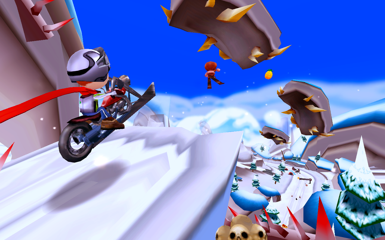 Skiing Fred Game Screenshot