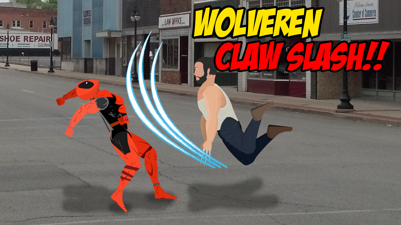 Agent Redpool vs X-Hero Wolveren Origins Game Screenshot