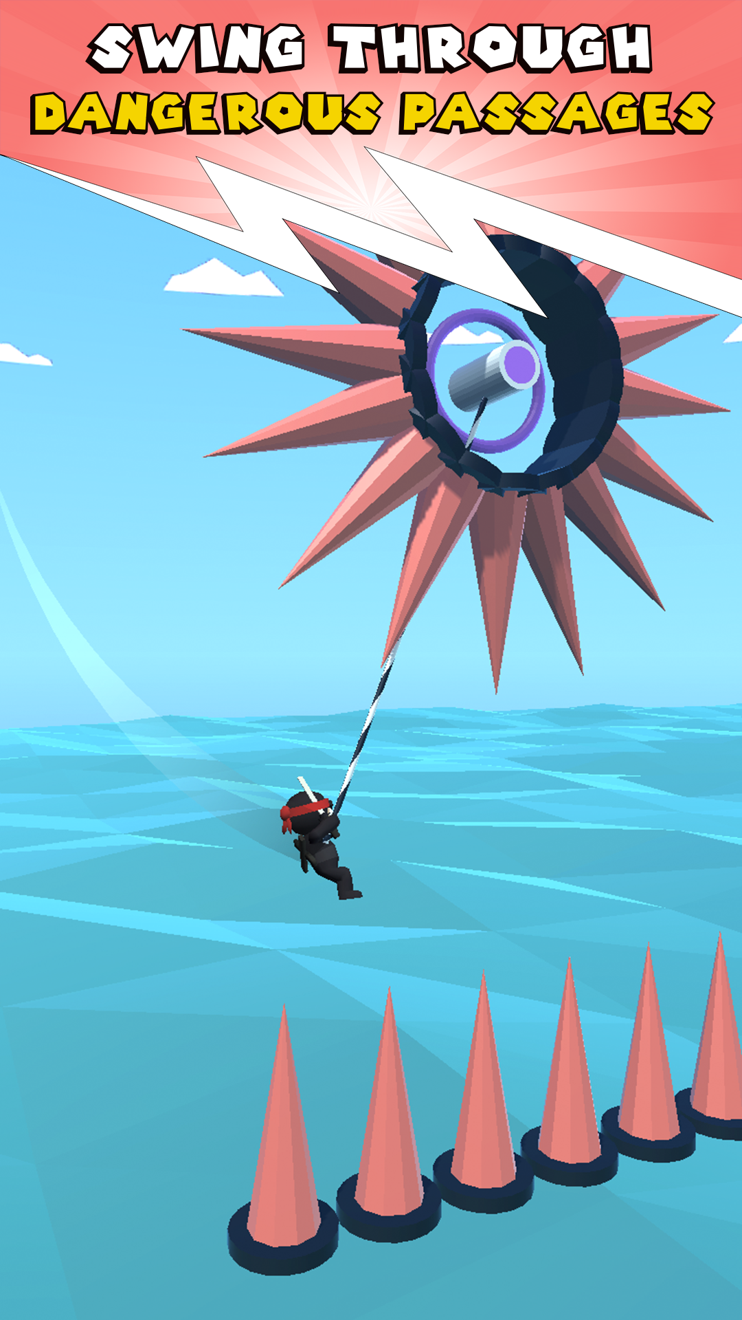 Screenshot of Rope Swing 3D