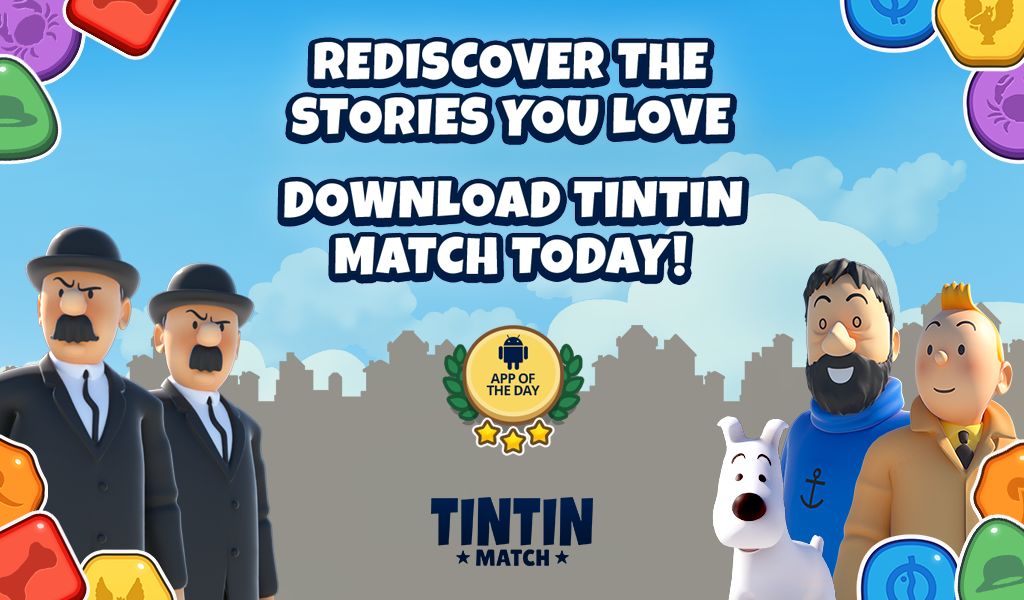 Tintin Match: Solve puzzles ภาพหน้าจอเกม