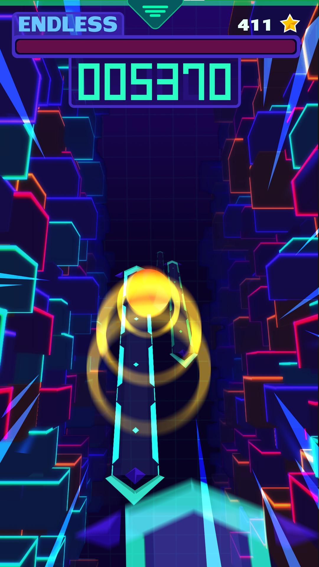 Glow Road Game Screenshot