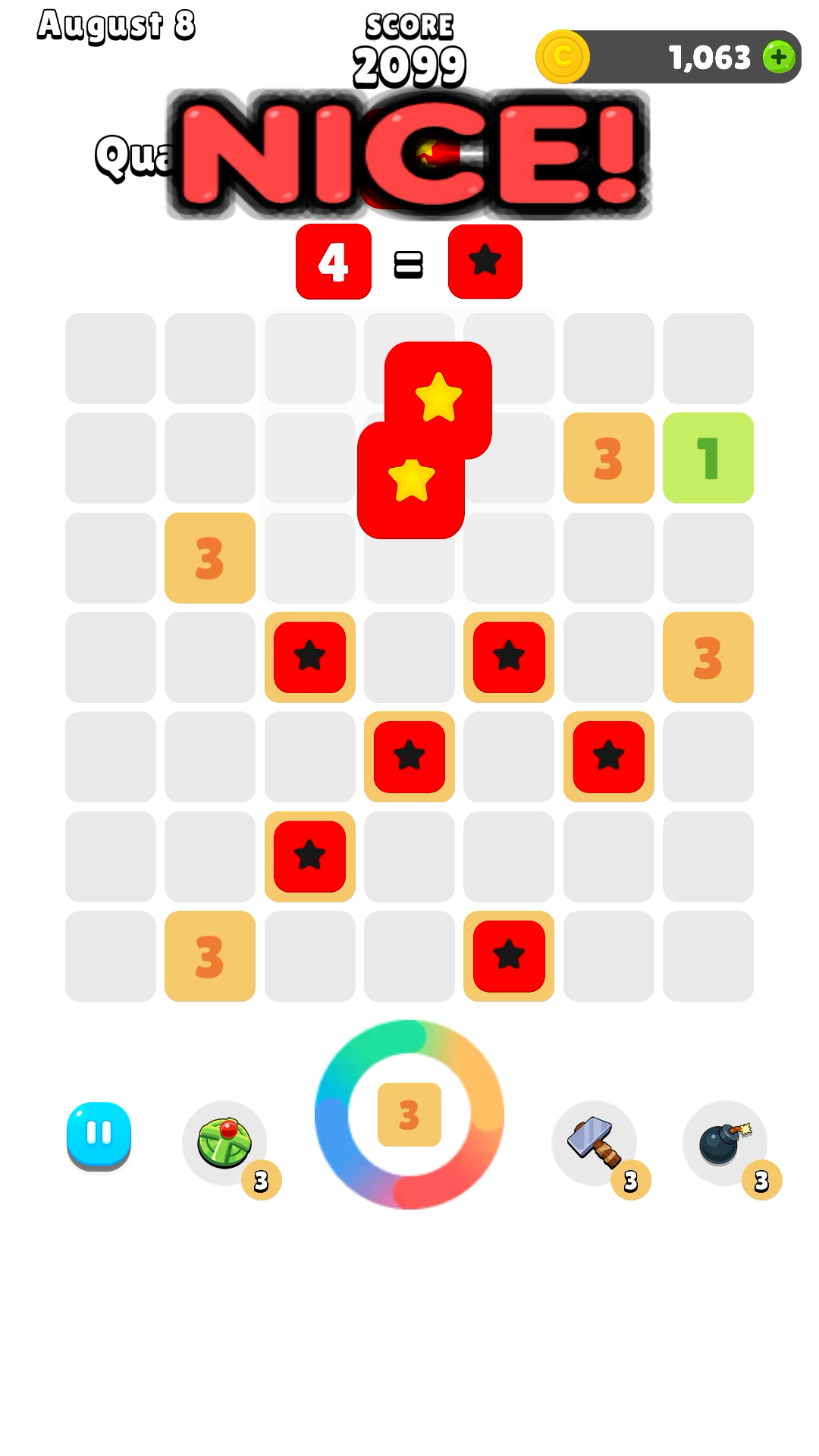 Merge Double : Number Puzzle Game Screenshot