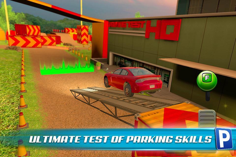 Obstacle Course Car Parking Game Screenshot