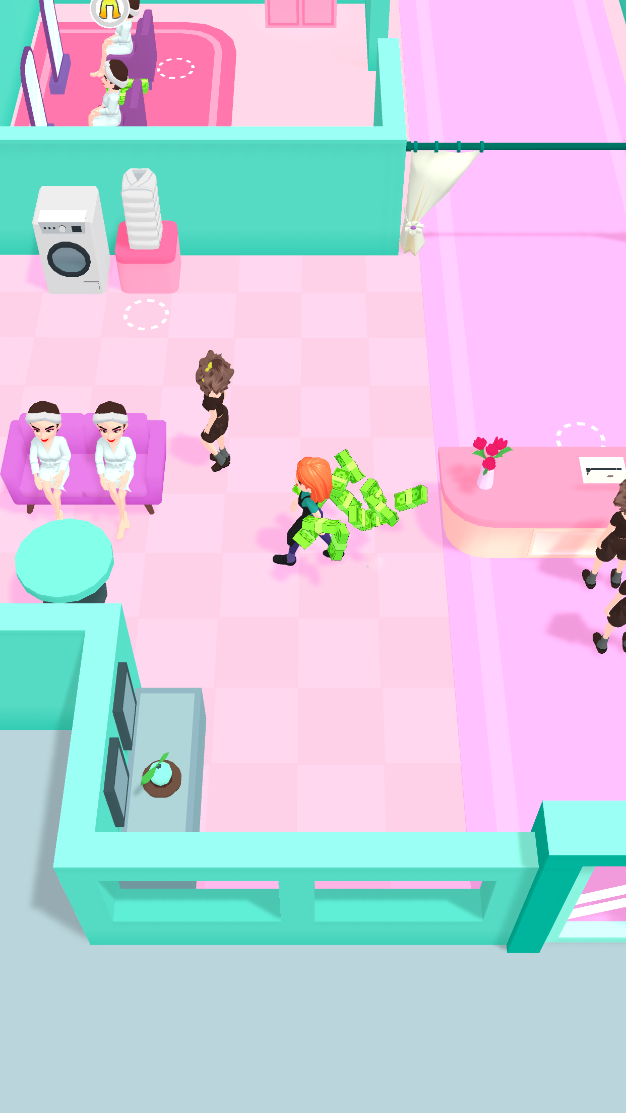 Beauty Salon Idle Game Screenshot