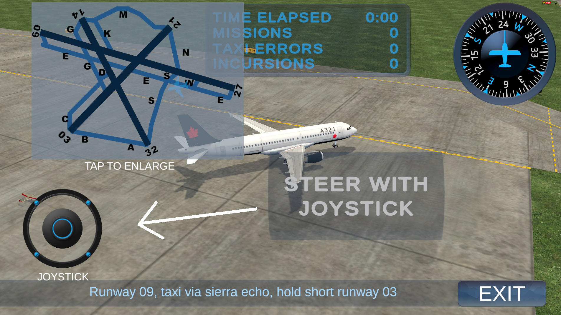 Taxiway Madness Game Screenshot