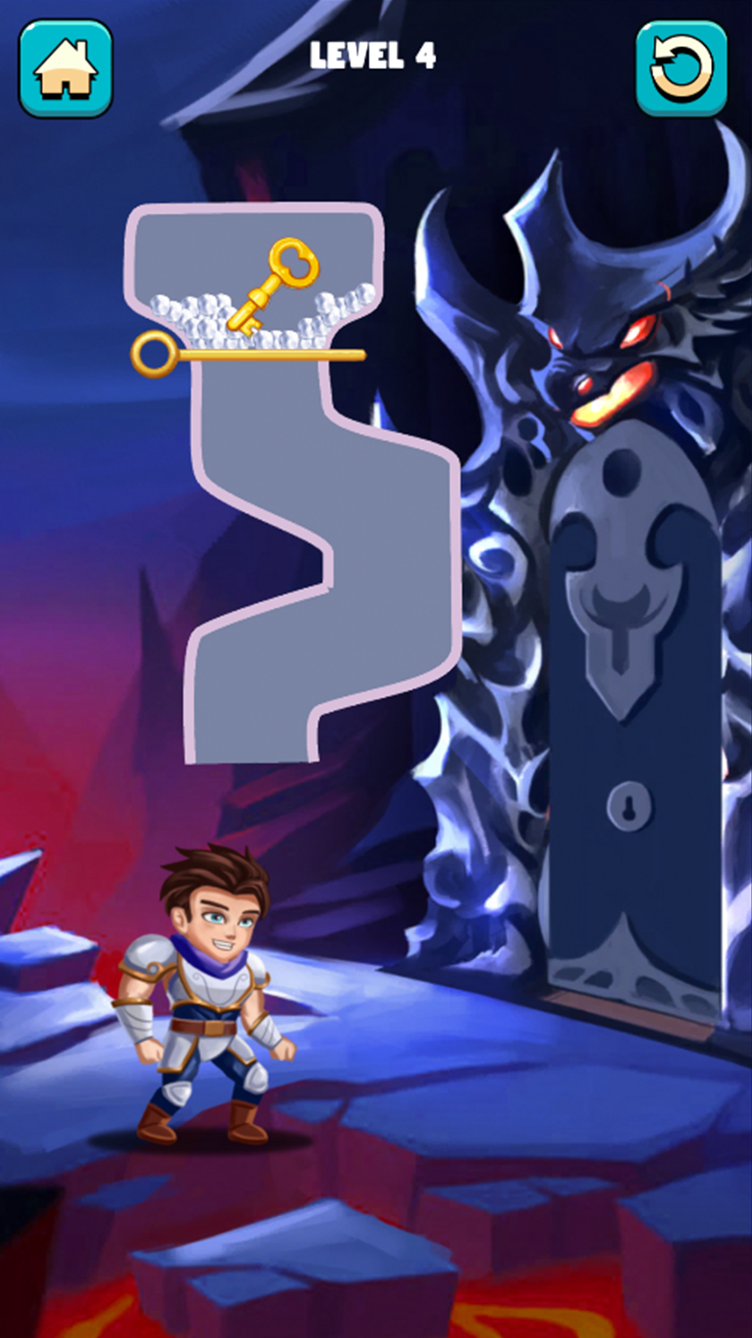 Hero Pin: Adventure Story Game Screenshot