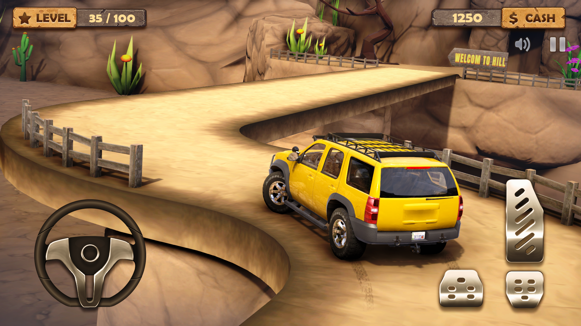 Скриншот игры SUV Mountain Climb: Car Games