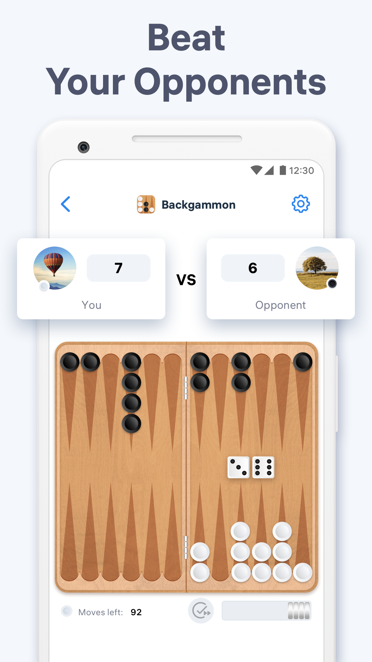 Screenshot of Backgammon - board game