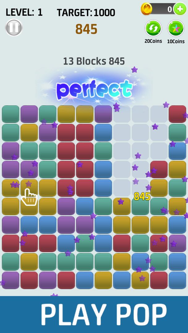 Screenshot of 1010 block puzzle