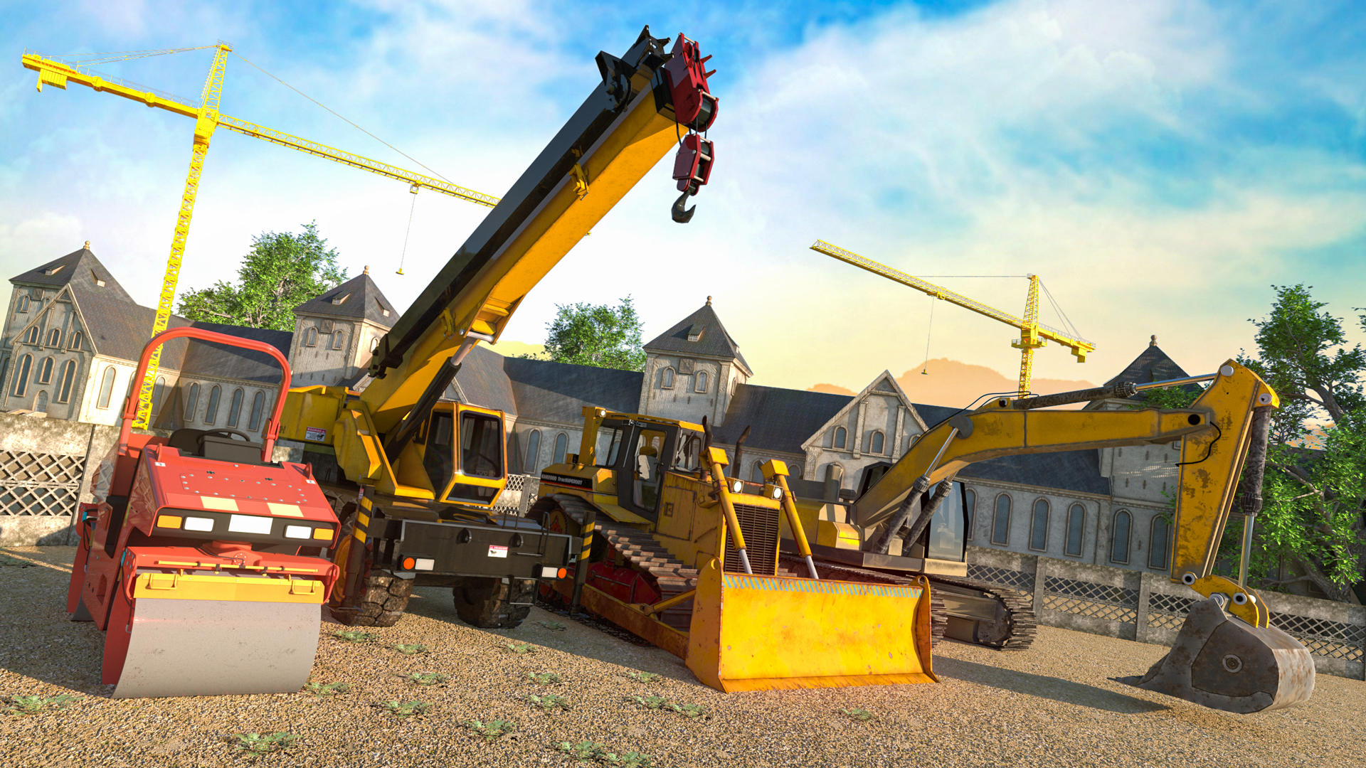 City Road Construction Builder Game Screenshot