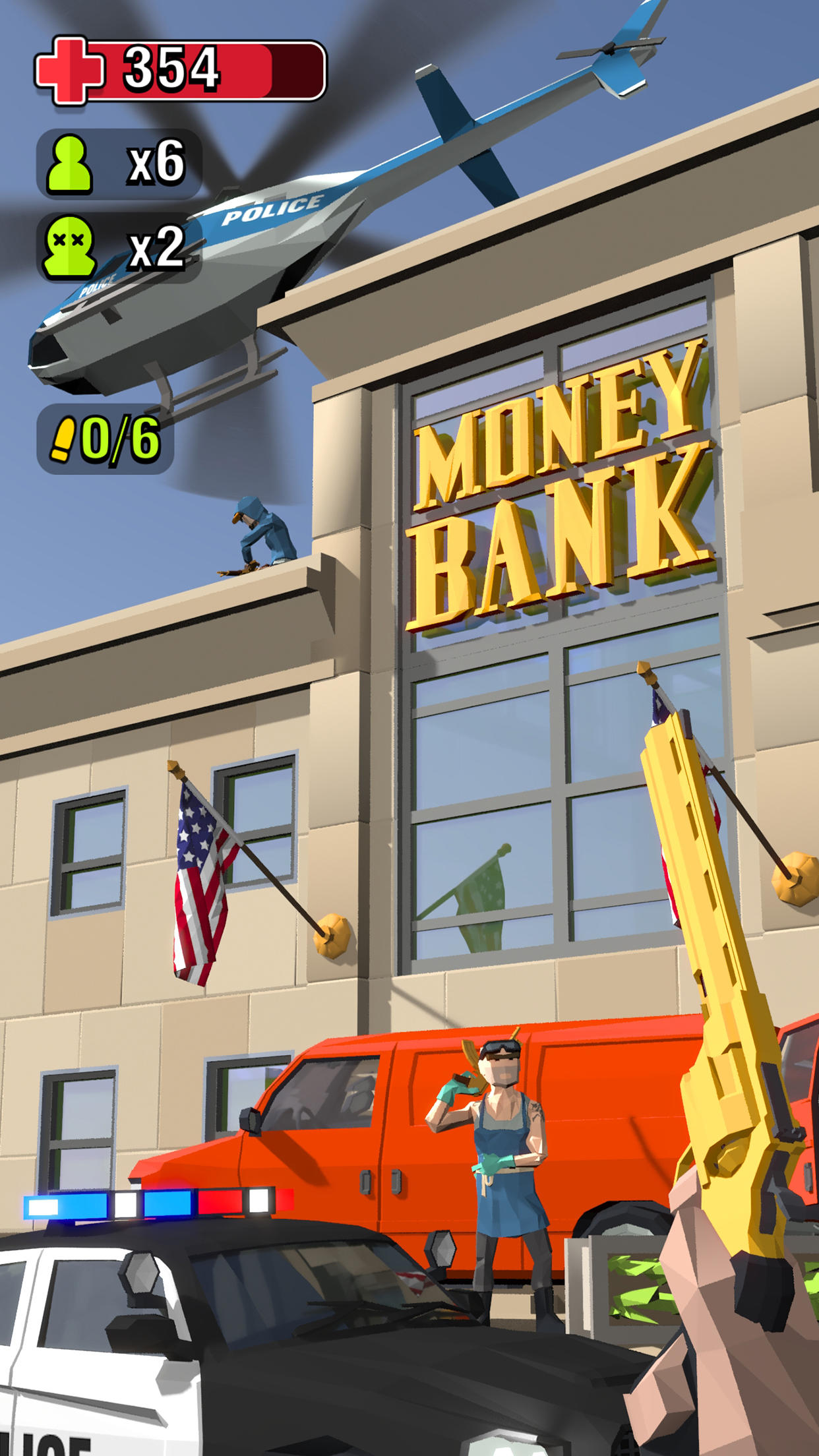 Crime City: Bank Robbery 게임 스크린 샷