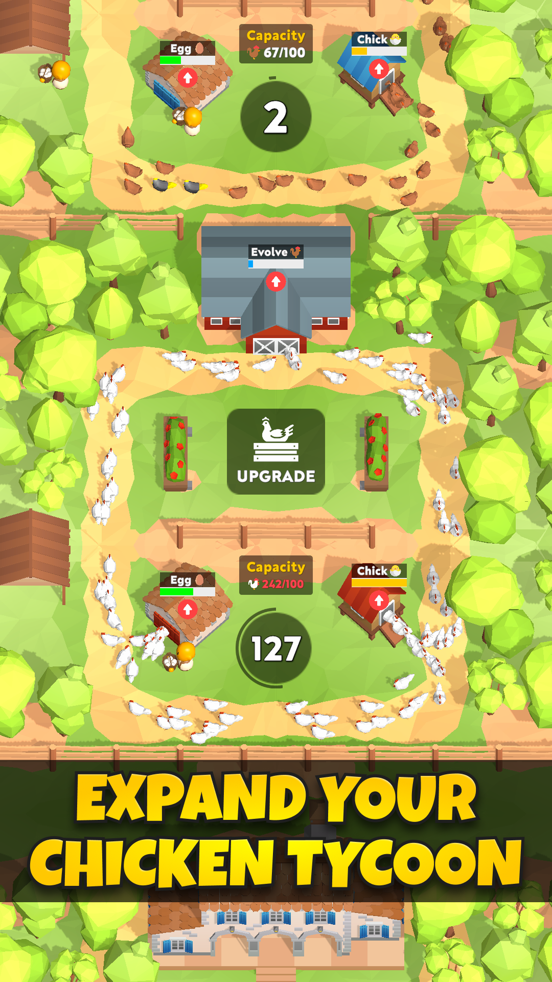 Idle Chicken Evolution Game Screenshot