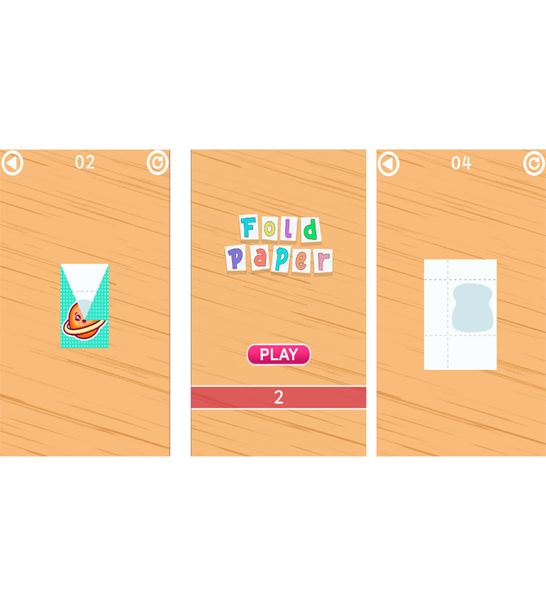 PaperFold puzzle cute game android iOSTapTap