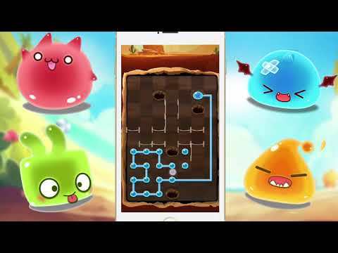 Captura de Tela do Vídeo de Puzzle Slime: One Line