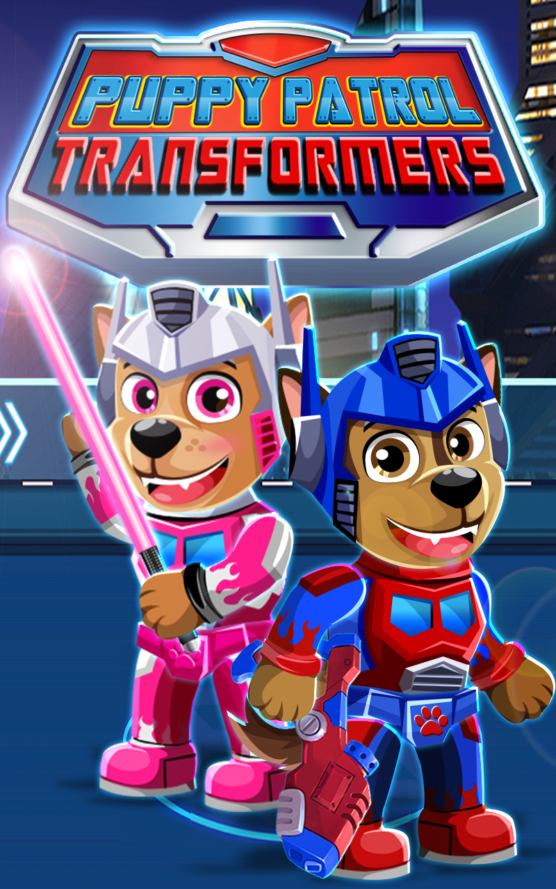 Puppy Patrol Transformers Game Screenshot