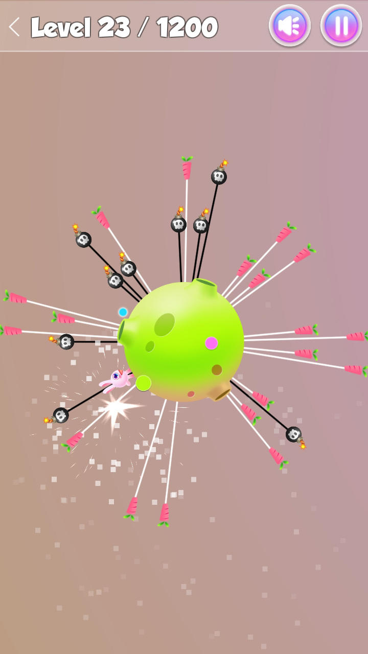 贪吃的兔兔 Game Screenshot