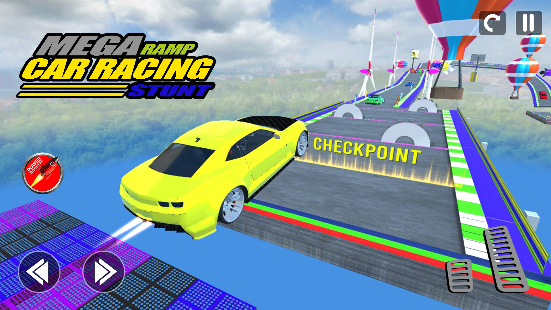 GT Mega Ramp Car Stunt Games: Car Games, Mega Ramp Car Racing