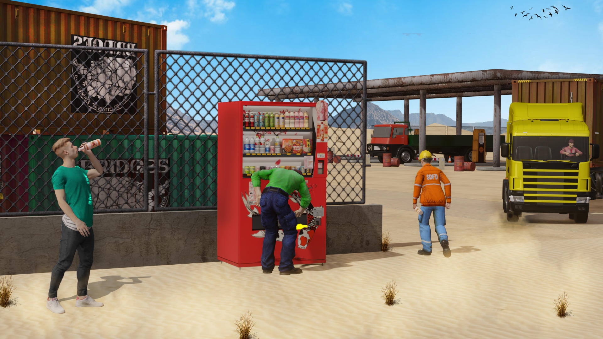 貨運卡車停車模擬器遊戲截圖
