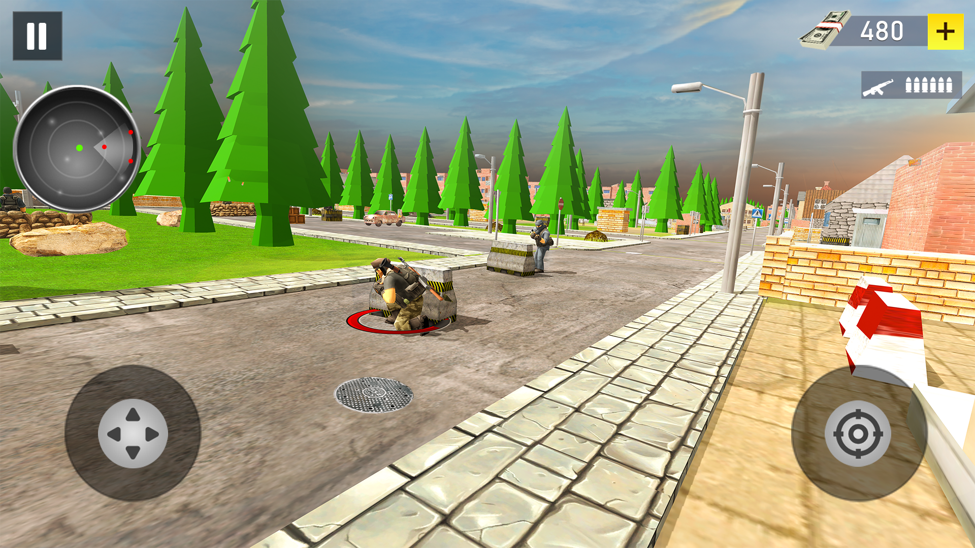 Mini Commando Shooting Games Game Screenshot