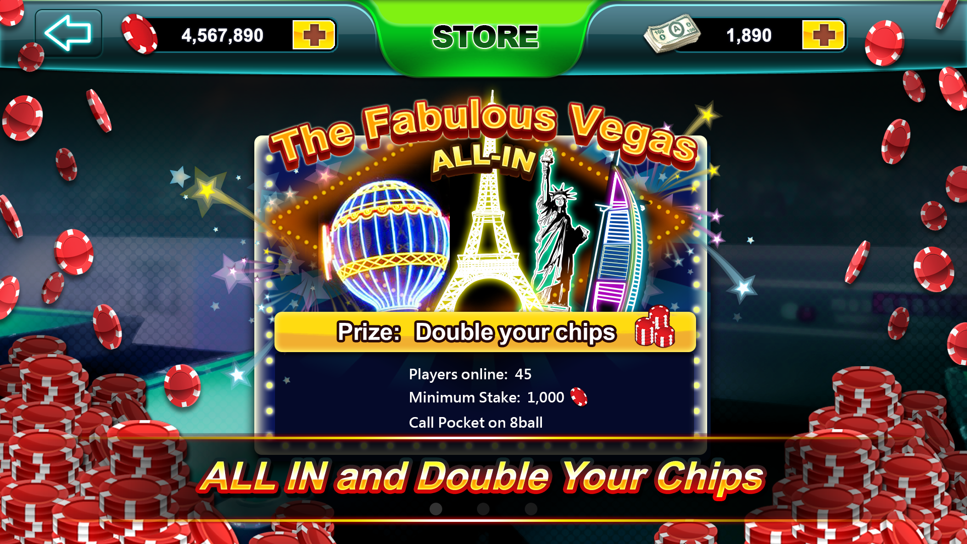 Pool Ace - 8 Ball and 9 Ball G Game Screenshot