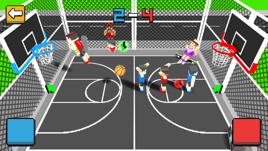 Screenshot of Cubic Basketball 3D