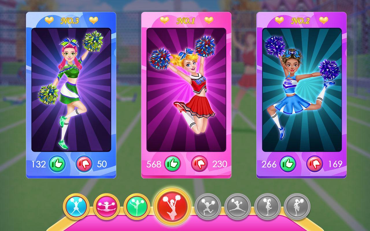 High School Cheerleader Love ゲームのスクリーンショット