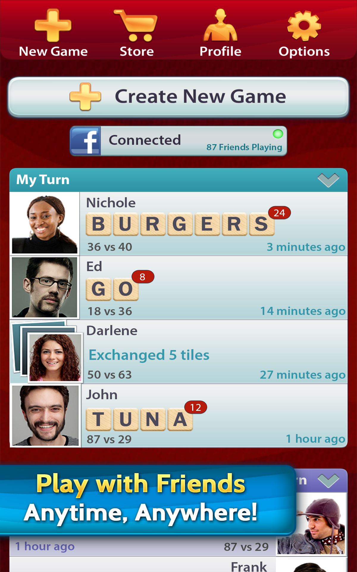 SCRABBLE ภาพหน้าจอเกม