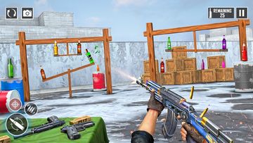 Offline Bottle Shooting Games Game Screenshot