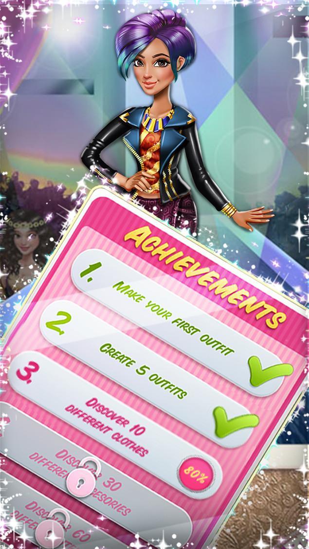 Dress up Game: Tris Runway Game Screenshot