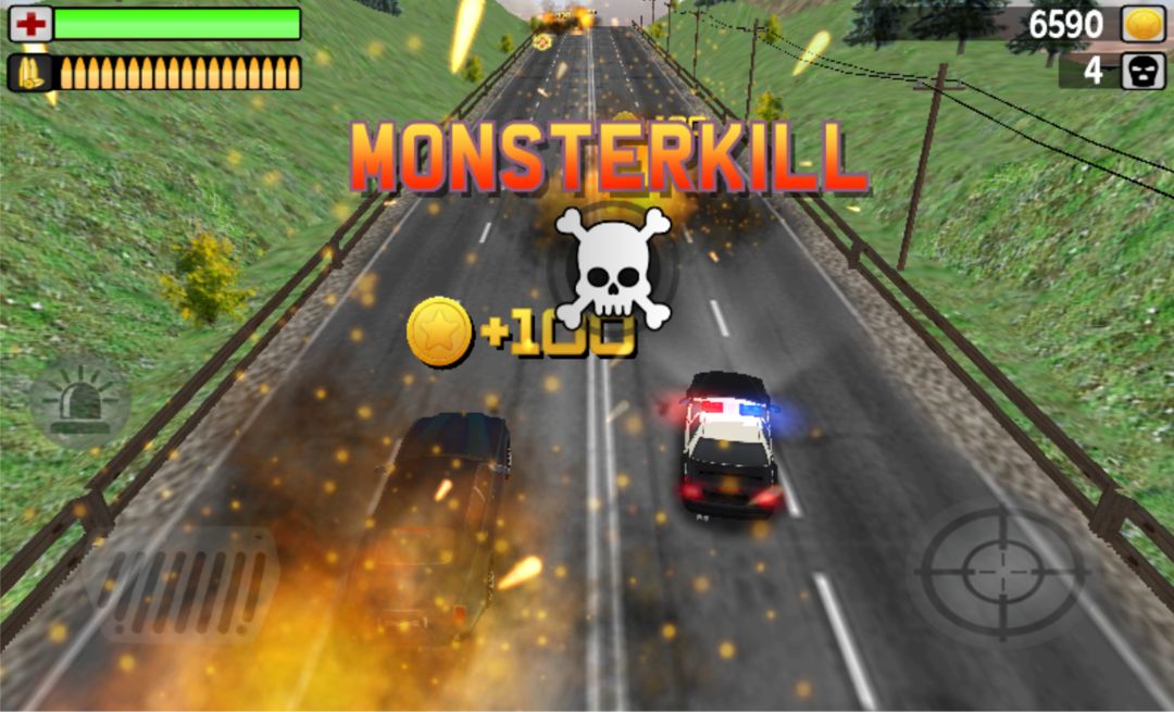 POLICE MONSTERKILL 3D screenshot game