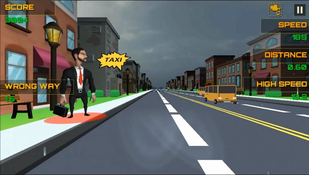 택시 운전사 (레이싱 게임) 게임 스크린 샷