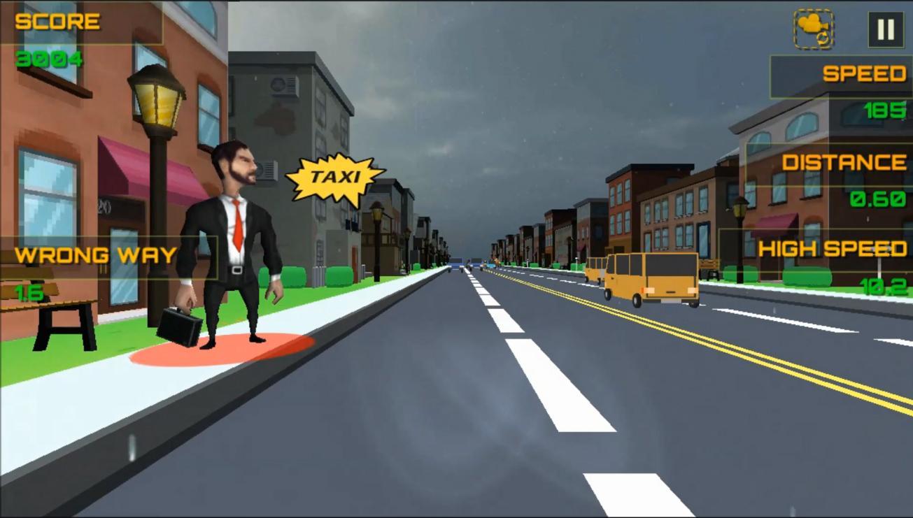Speed Taxi Driver.io Game Screenshot